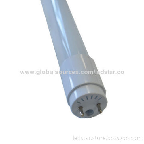 330 Degrees Beam Angle T8 LED Glass Tube with 1.2m, 18W Power, 1,980lm, 2835 SMD Chip